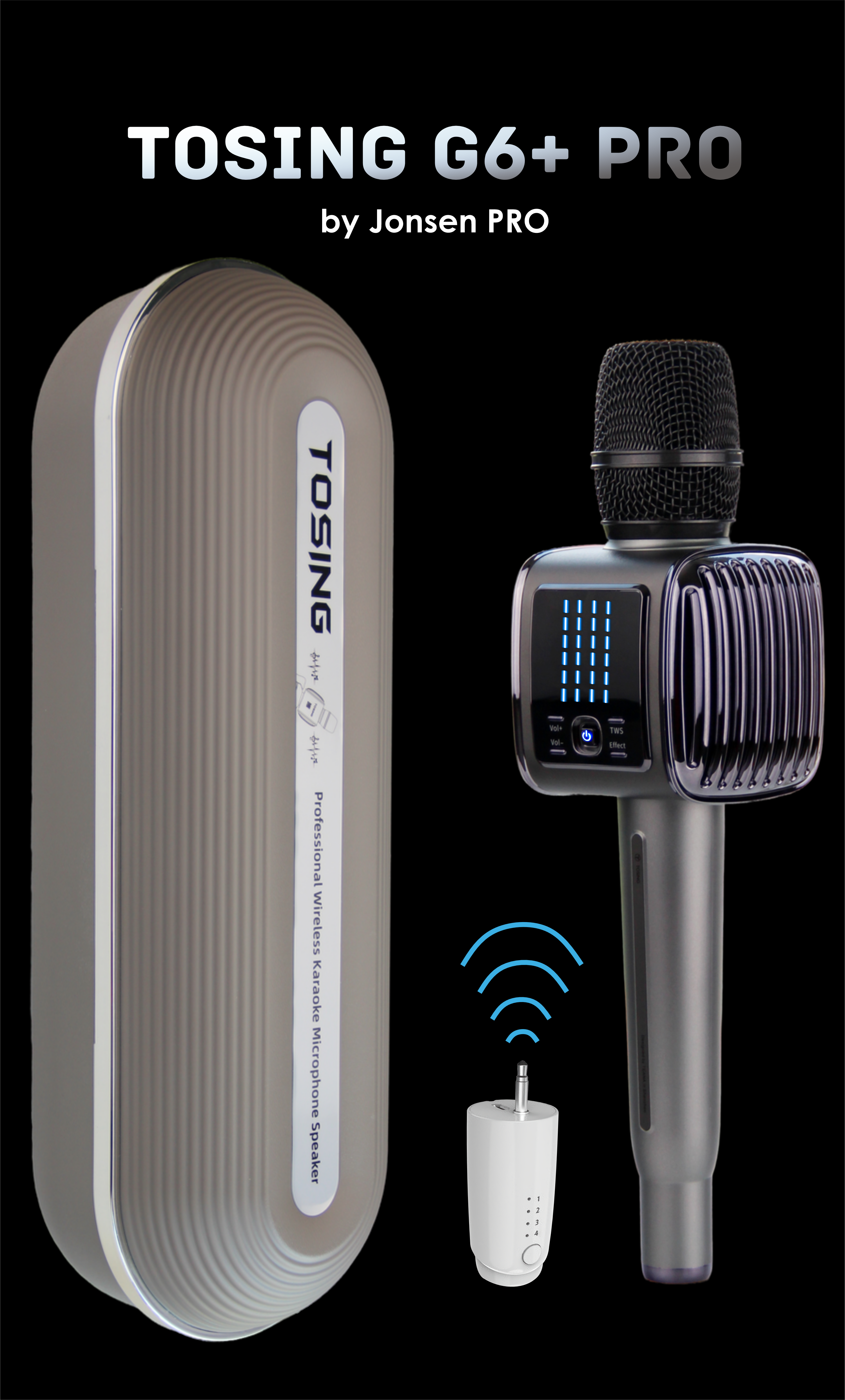 Tosing G6+ PRO беспроводной микрофон для караоке